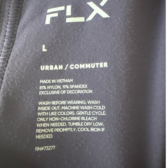 FLX Urban Commuter Dress Shift Mock Neck Back Zipper Sporty Versatile Size L - Picture 7 of 7